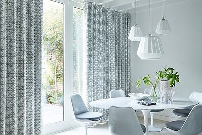 Rèm cửa giúp không gian diện tích phòng lớn hơn